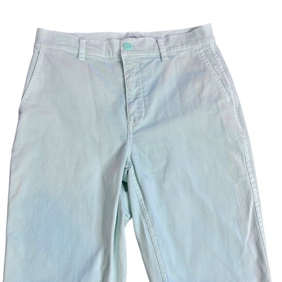 J. Crew Mint Green Vintage Straight Pants Size 27T - Picture 6 of 13